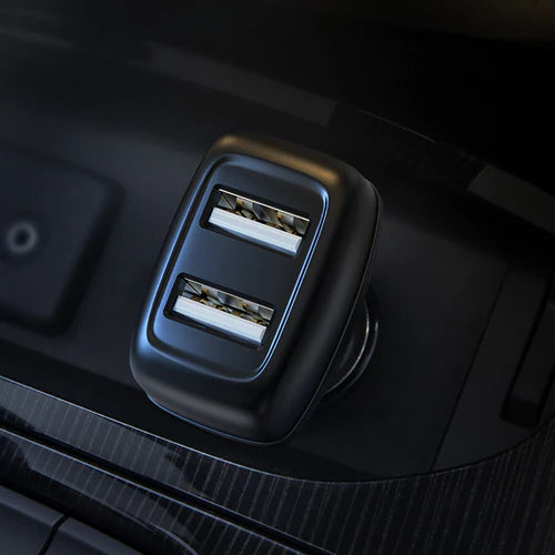 2 Port USB Car Charger (Z36) - Black