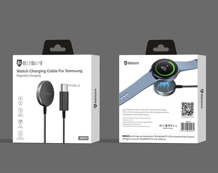 Maxguard charging cable For Samsung Watch