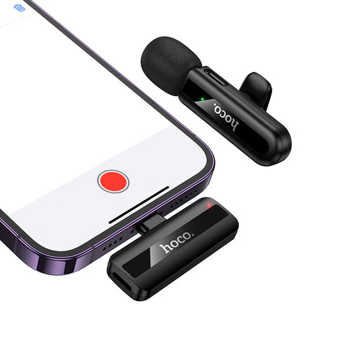 Wireless Digital Microphone with Lightning Connector, DSP Digital Noise Reduction (L20-L)
