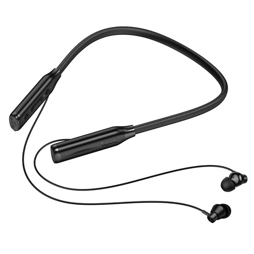 Neckband Bluetooth Earphone with MicroSd Card Input, 150 Hours, LED Battery Display (ES62 Plus)