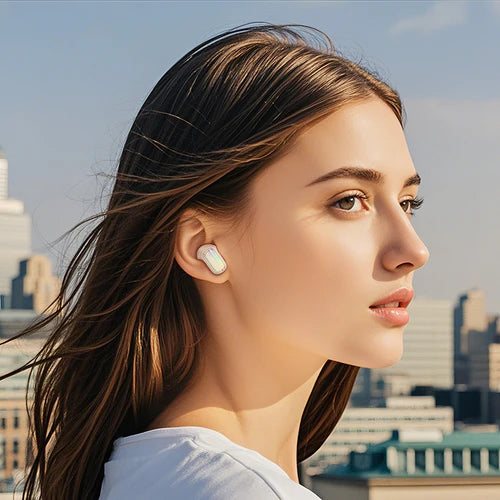 TWS Earbud with 7 Hour, Battery % Display, ANC+ENC Noise Cancelling, Glossy Case (EQ20)