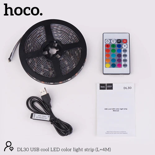 4 Meter USB LED Light Strip w/ 120 LED, 20 Modes, Remote