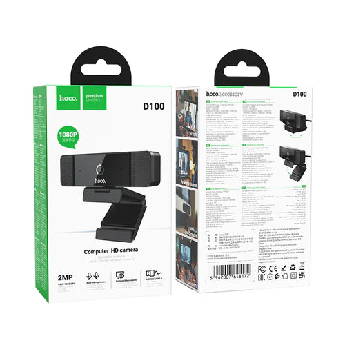 HD Computer Camera with 1080p 30FPS (D100)