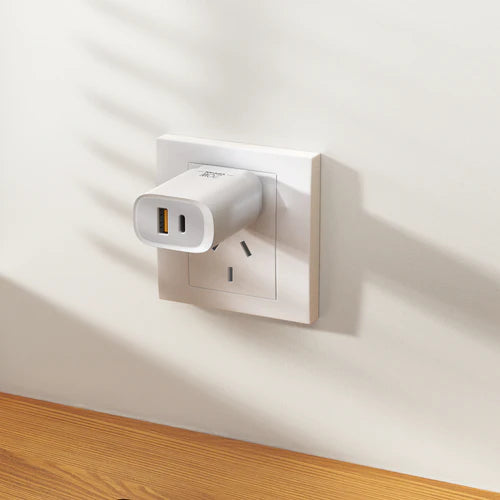 20W USB-A & USB-C Dual Super Fast Charger (AU6)