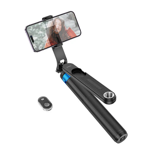 Premium Bluetooth Selfie Stick with 1.75m Quadpod, Camera Mount, Stabilizer, V5.2 Remote (K22)