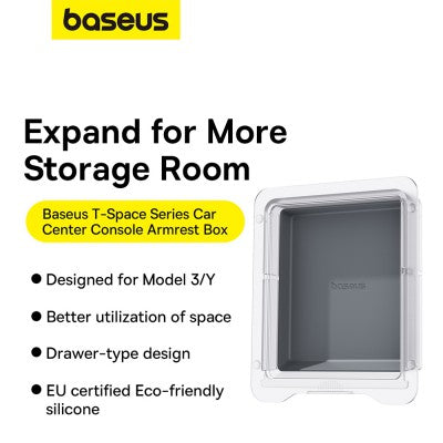 Baseus T-Space Series Car Center Console Armrest Box Twilight