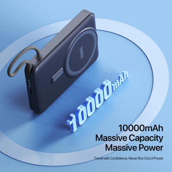 DUZZONA 10,000 mAh Magnetic Power Bank with Kickstand - P2