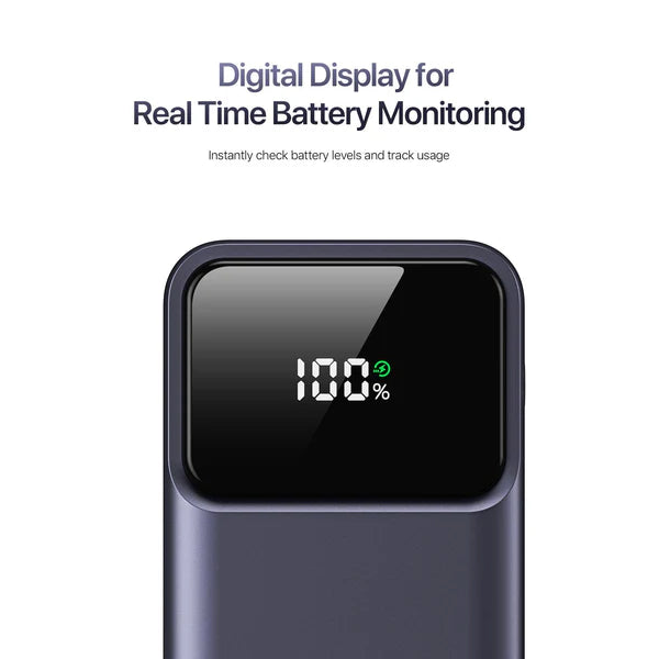 DUZZONA 10,000 mAh Power Bank with Retractable Type-C Cable - P1 $21.00$19.95