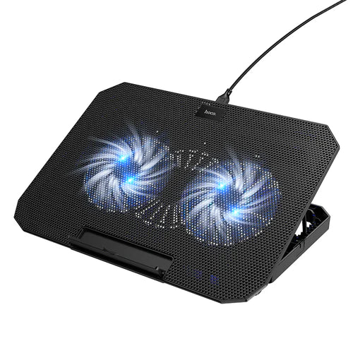 Ergonomic Laptop Stand with Cooling Fan for 12-17" Laptops