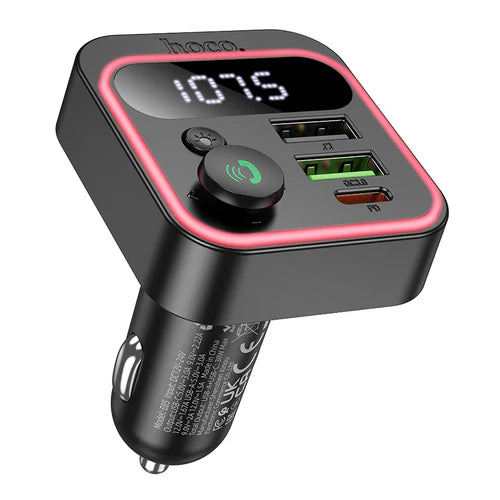 38W FM Car Kit with PD+QC, RGB Light