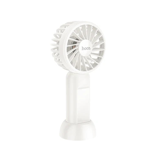 Portable Electric Fan w/ Handheld & Desktop Stand, 3 Speed Adjustable Airflow