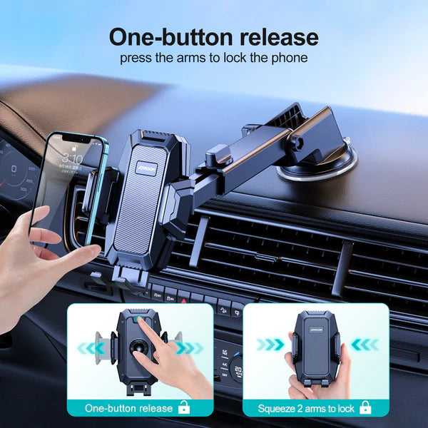 JOYROOM Car Phone Holder for Dashboard – Suitable for Large Phones