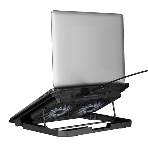 Ergonomic Laptop Stand with Cooling Fan for 12-17" Laptops