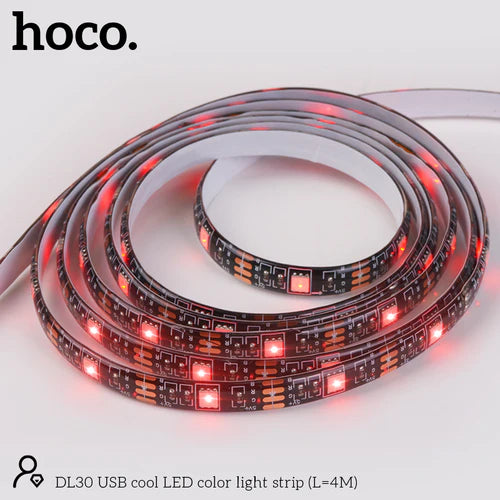 4 Meter USB LED Light Strip w/ 120 LED, 20 Modes, Remote