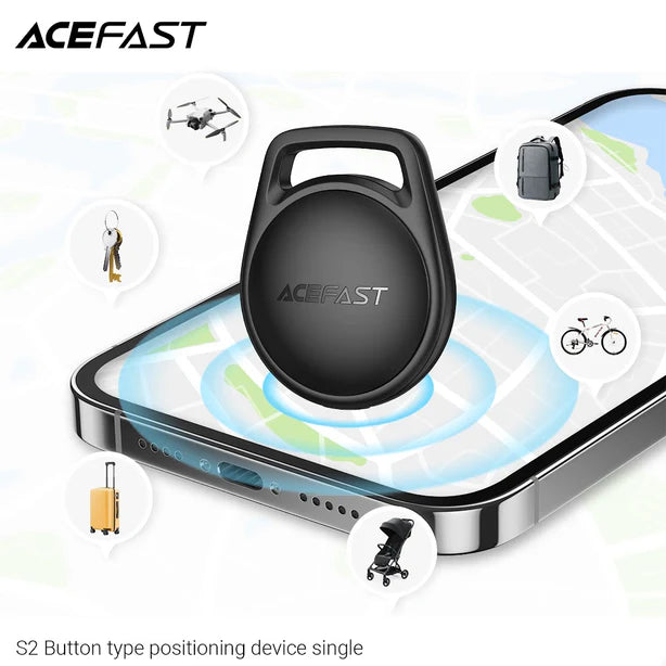 ACEFAST S2 BUTTON TYPE POSITIONING DEVICE SINGLE BLACK