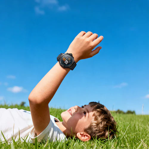 Kids Smart Watch 4G with GPS+LBS+WiFi Tracking, Video Call, Kids Privacy Protection, Parental Control, IP54 Waterproofing (Y107)
