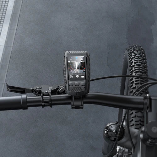 Dash Cam for Bike & Motorbike w/ 4K 2160P/60FPS, 12MP Anti Shake Camera, IPX5 Waterproof, LED Torch (DV104)