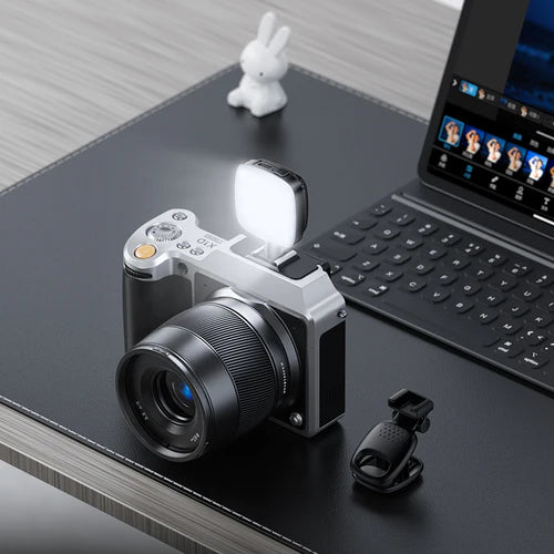 Portable Mini LED Fill Light, 9 Levels of Dimming, 2700K-6500K Color Temperature Range (K28)