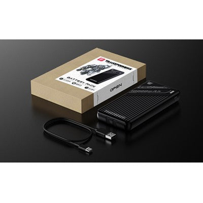 Transformers TF-D28 10,000mAh Powerbank Built-In Cable