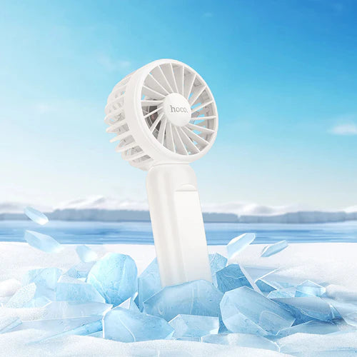 Portable Electric Fan w/ Handheld & Desktop Stand, 3 Speed Adjustable Airflow