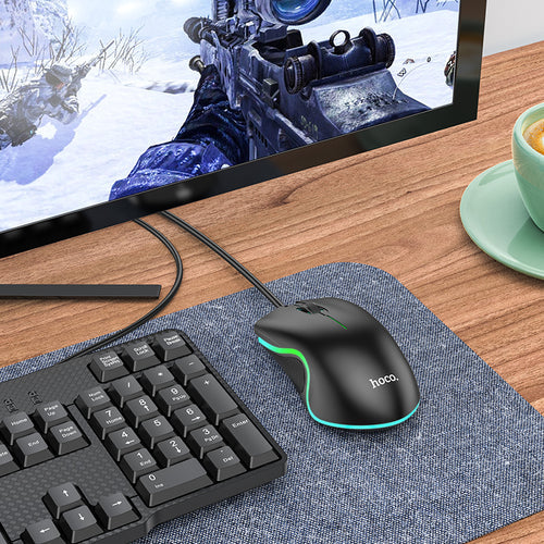 Wired Gaming Mouse w/ RGB Light