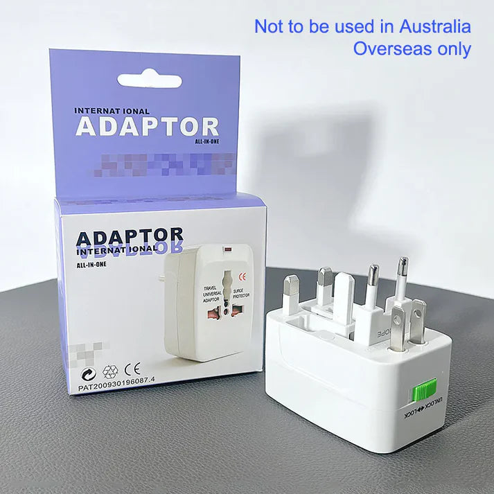 Universal All-in-One International Travel Adapter