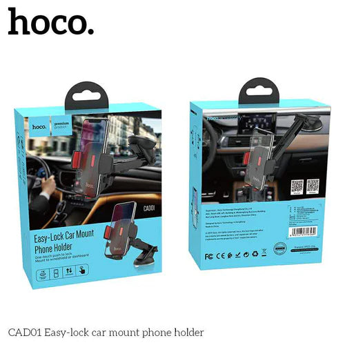 Easy-Lock Car Mount Phone Holder