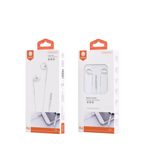 Heavy Bass 3.5mm Earphone w/ Volume Control (M4)