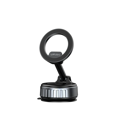 Magnetic Multi-Surface Suction Cup Phone Mount with Foldable Arm