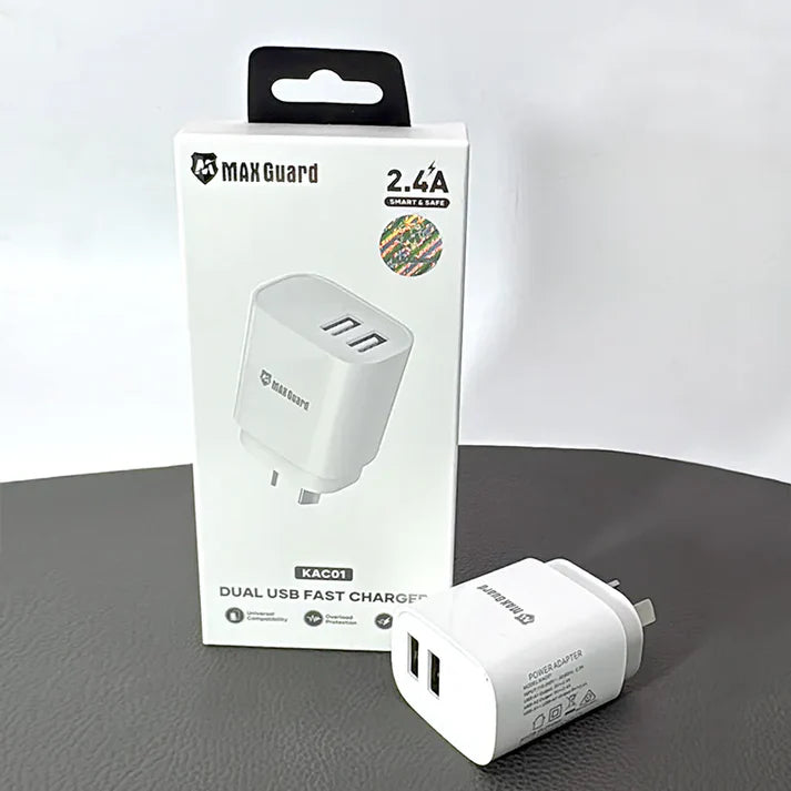 Maxguard 2.4A wall charger KAC01