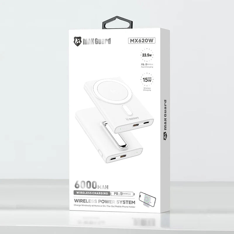 Maxguard 6000 mah PD MagFit power bank MX620W