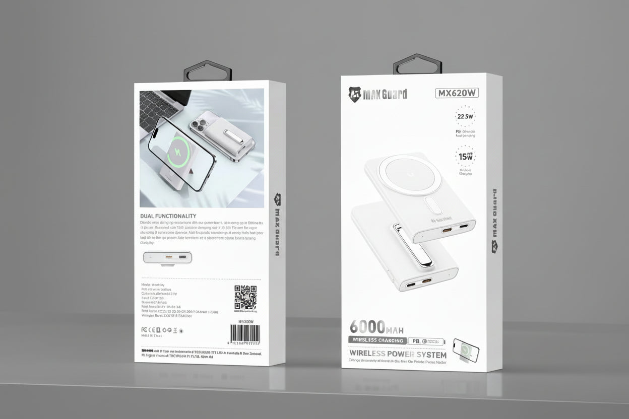 Maxguard 6000 mah PD MagFit power bank MX620W