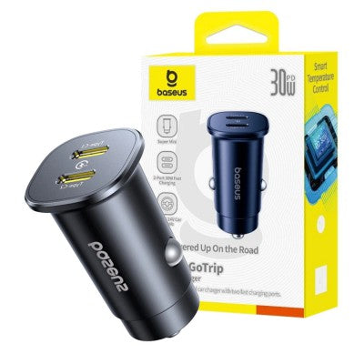 Baseus GoTrip DP1 Car Charger C+C 30W