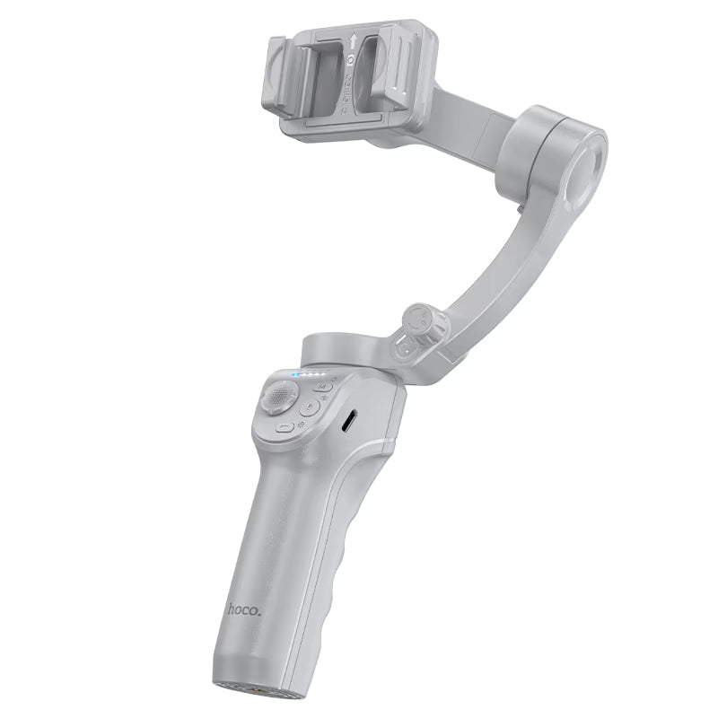 hoco. K24 Support, smart 3-axis gimbal, for 4.5 – 7 inches mobile phones, face tracking, 360-degree rotation, 3 modes fill light, tripod