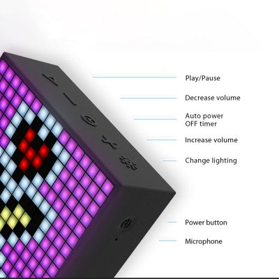 Divoom Timebox-Evo Pixel Art Speaker 16x16 DIY LED Display Alarm Clock Box